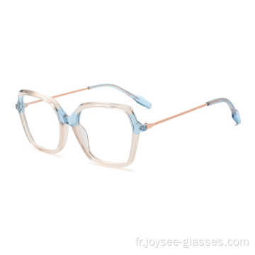 Femelle porte grande taille de nombreuses couleurs belles styles de lunettes de cadre